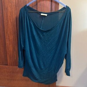 Luxe Deep Teal Blouse